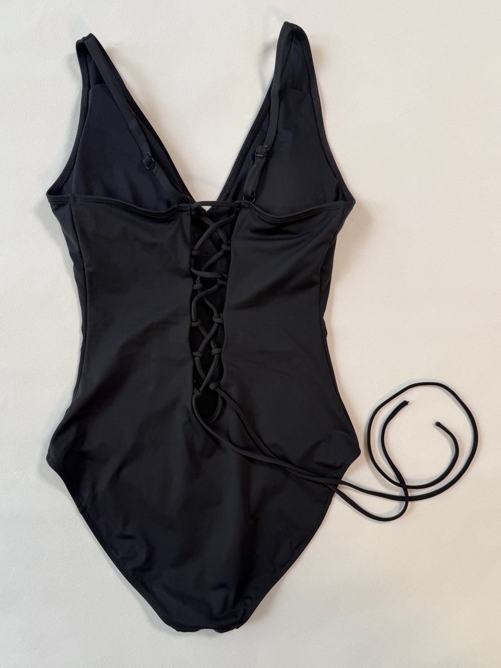 Ta3 Mega Sculpting Plungey One-Piece Swimsuit - Black - Picture 3 of 8